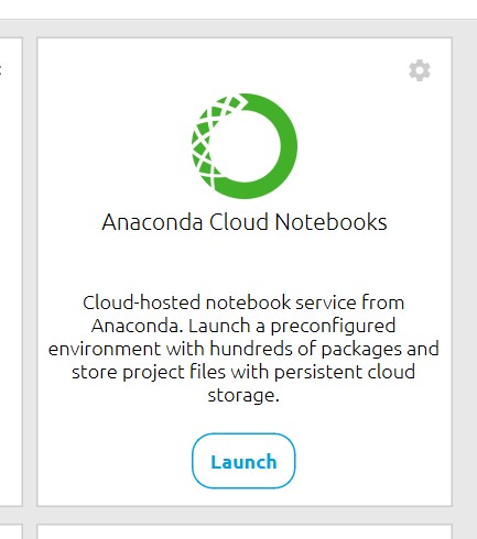 Anaconda Cloud Notebooks